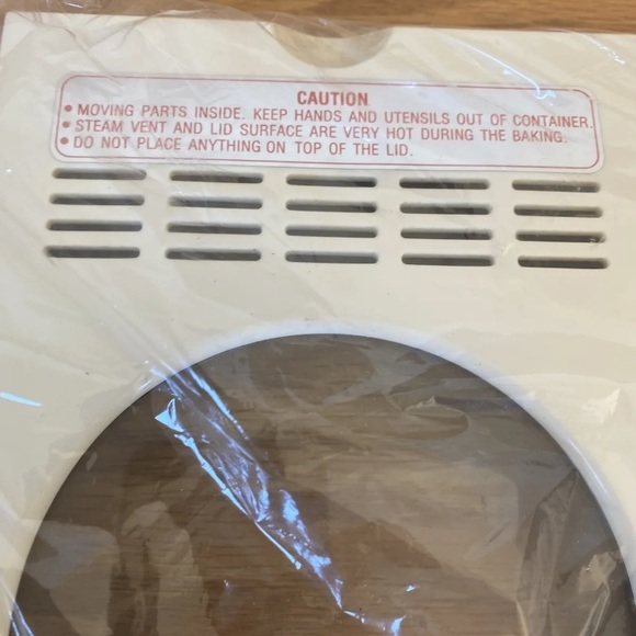 Zojirushi Bread Maker Machine Lid for Models BBCC-S15 BBCC-S15A BBCC-N15, OEM - Picture 5 of 5